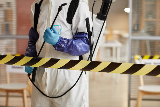 Professional Infectious Disease Decontamination technician working in Morrisville, PA
